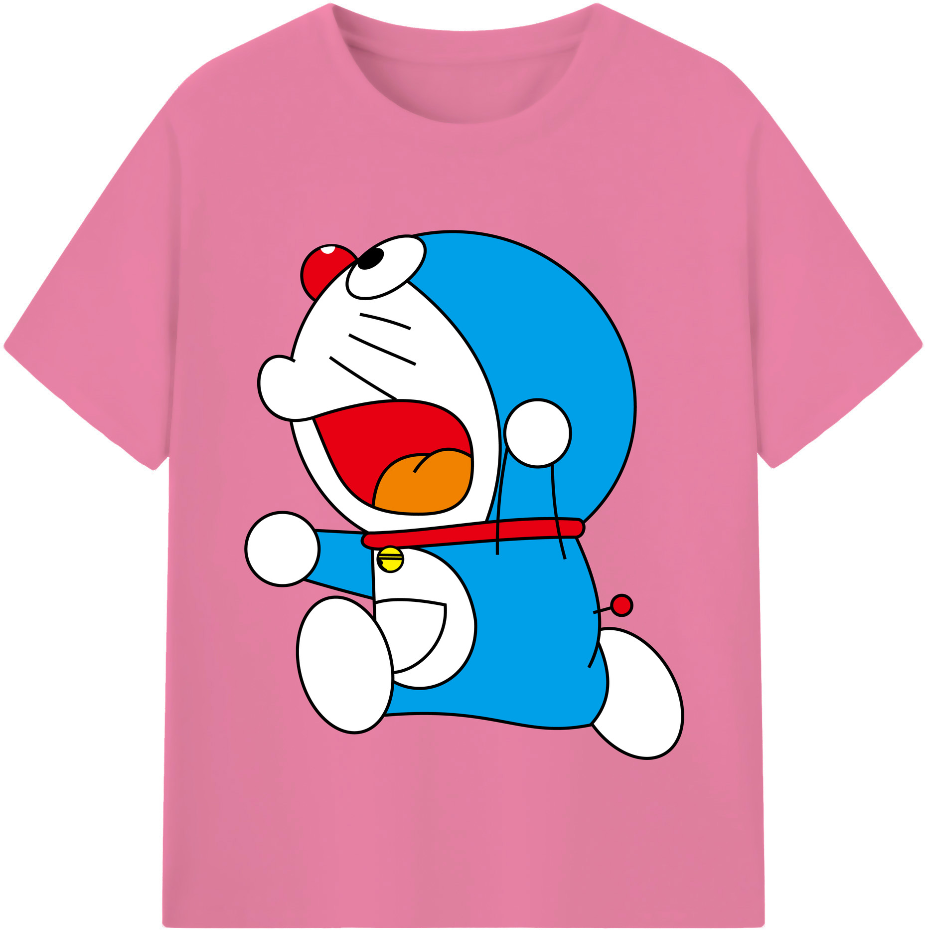 （画像用） ドラえもん Doraemon 綿100％半袖Tシャツ（フロントプリント）